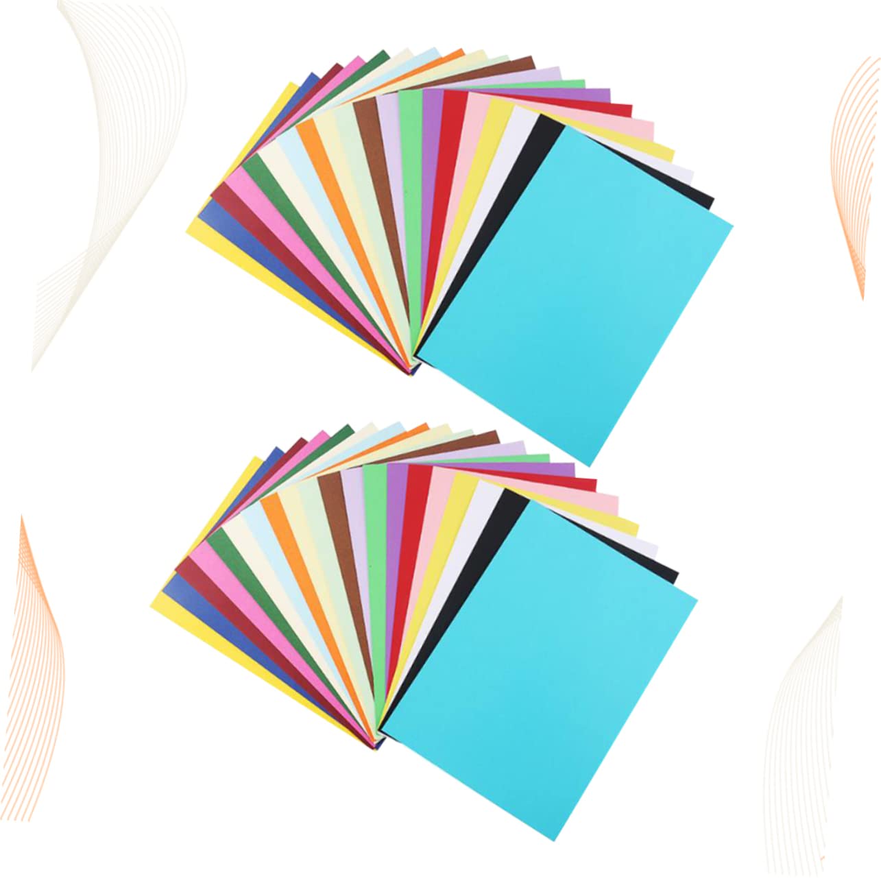 A4 Buntes Papier, Doppelseitiges Zeichenpapier, Schulanfang Party