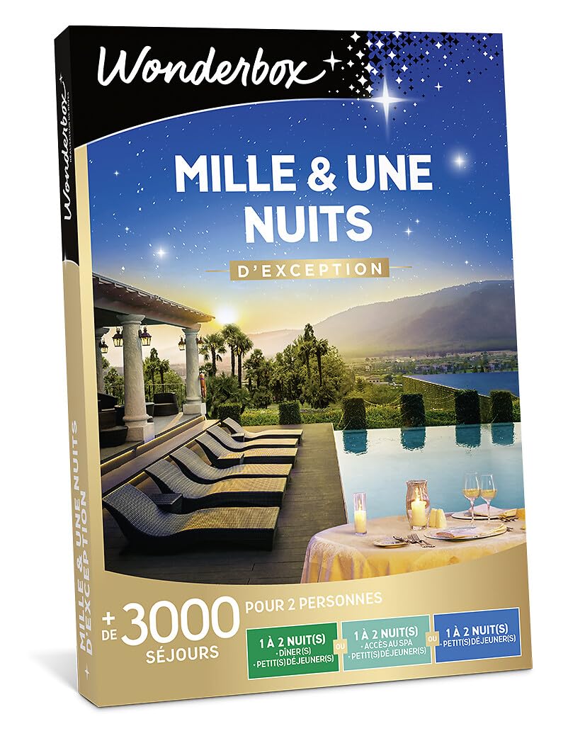 Wonderbox - Mille Et Une Nuits D'exception - Coffret Cadeau - Idée Cadeau Séjours