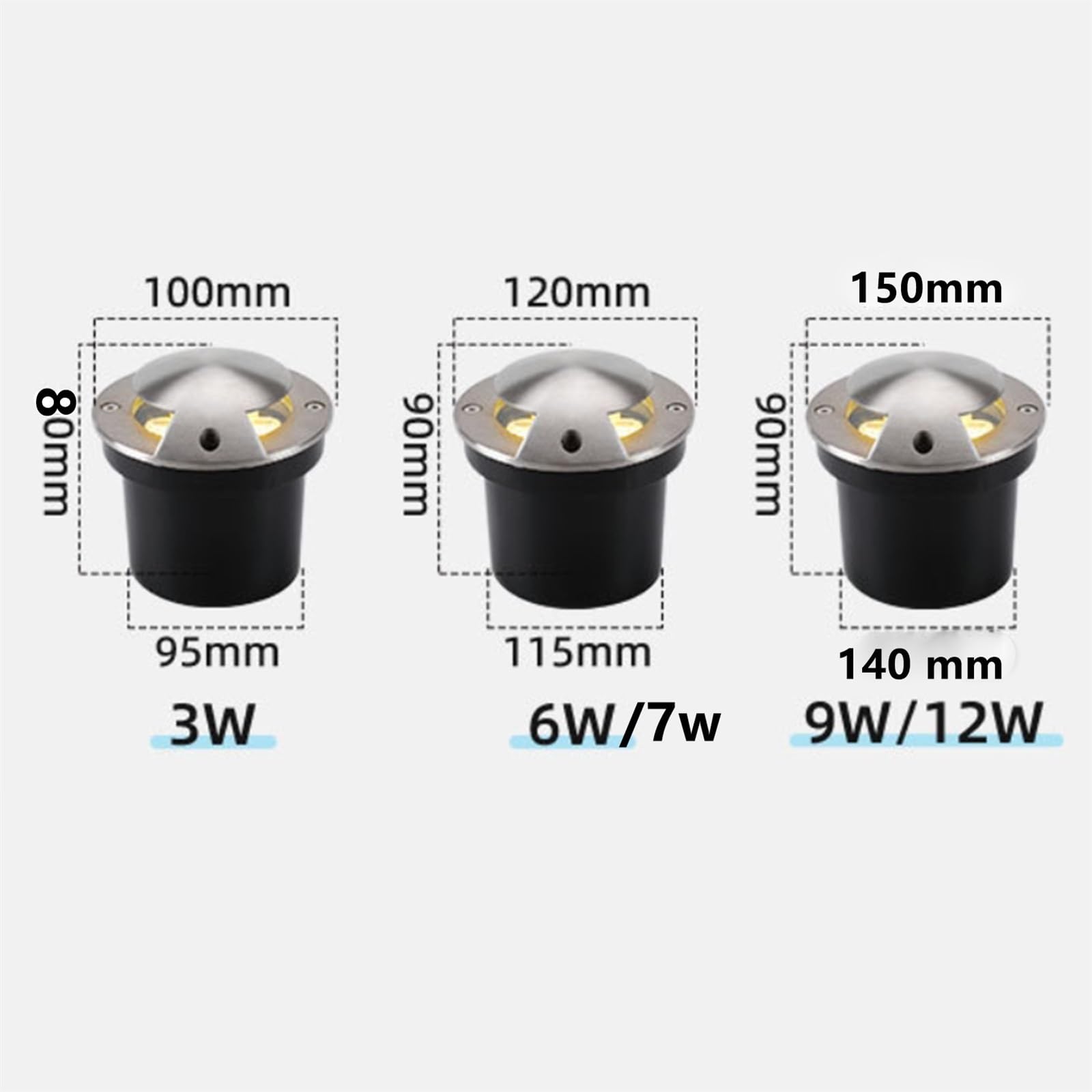 Luci paesaggistiche a Bassa Tensione, Illumina Il Tuo Giardino con luci a LED Impermeabili in Acciaio Inossidabile ip67