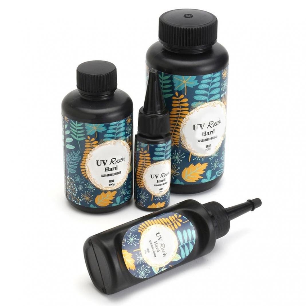 Resina UV 200g (2x100g) VidaRosa – Indurimento Rapido, Trasparente E Antigiallimento Per Gioielli E Decorazioni Fai Da Te