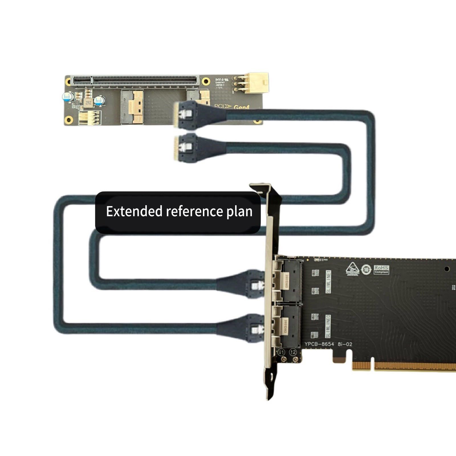 Scheda di collegamento NVMe per workstation