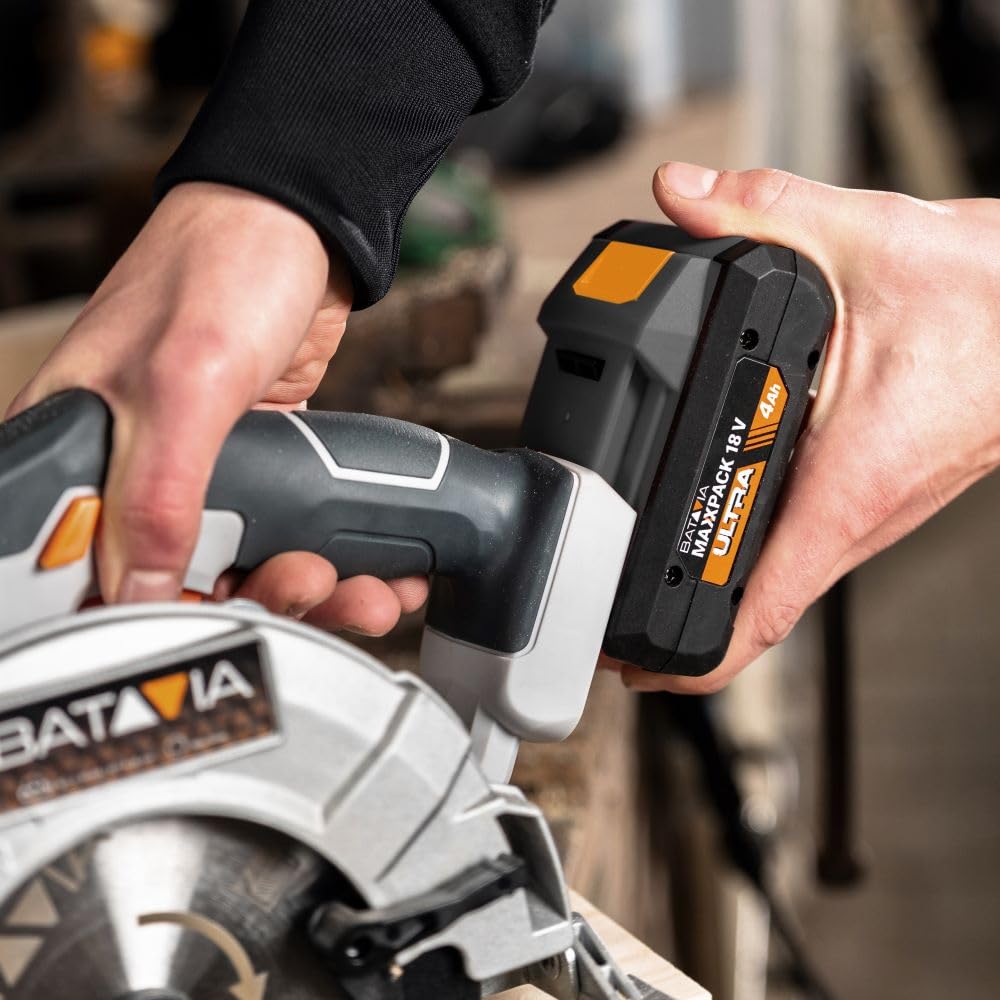 BATAVIA Batería de 18 V, 4,0 Ah para herramientas eléctricas BATAVIA