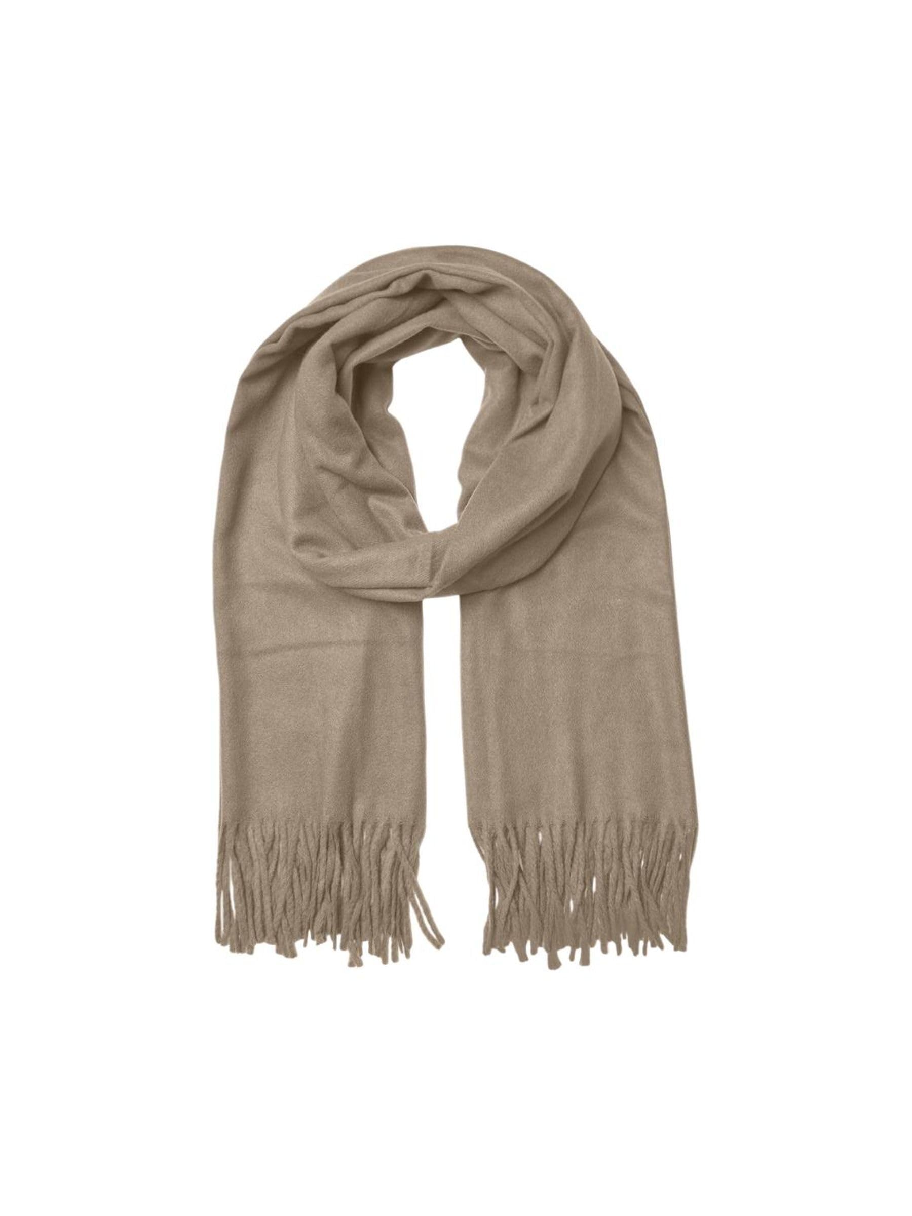 Pieces Women's PCJIRA WOOL SCARF NOOS Scarf, Silver Mink, Einheitsgröße