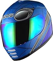 Vista 8 de WOW Casco completo para motocicleta, Bicicleta BMX MX para niños, S