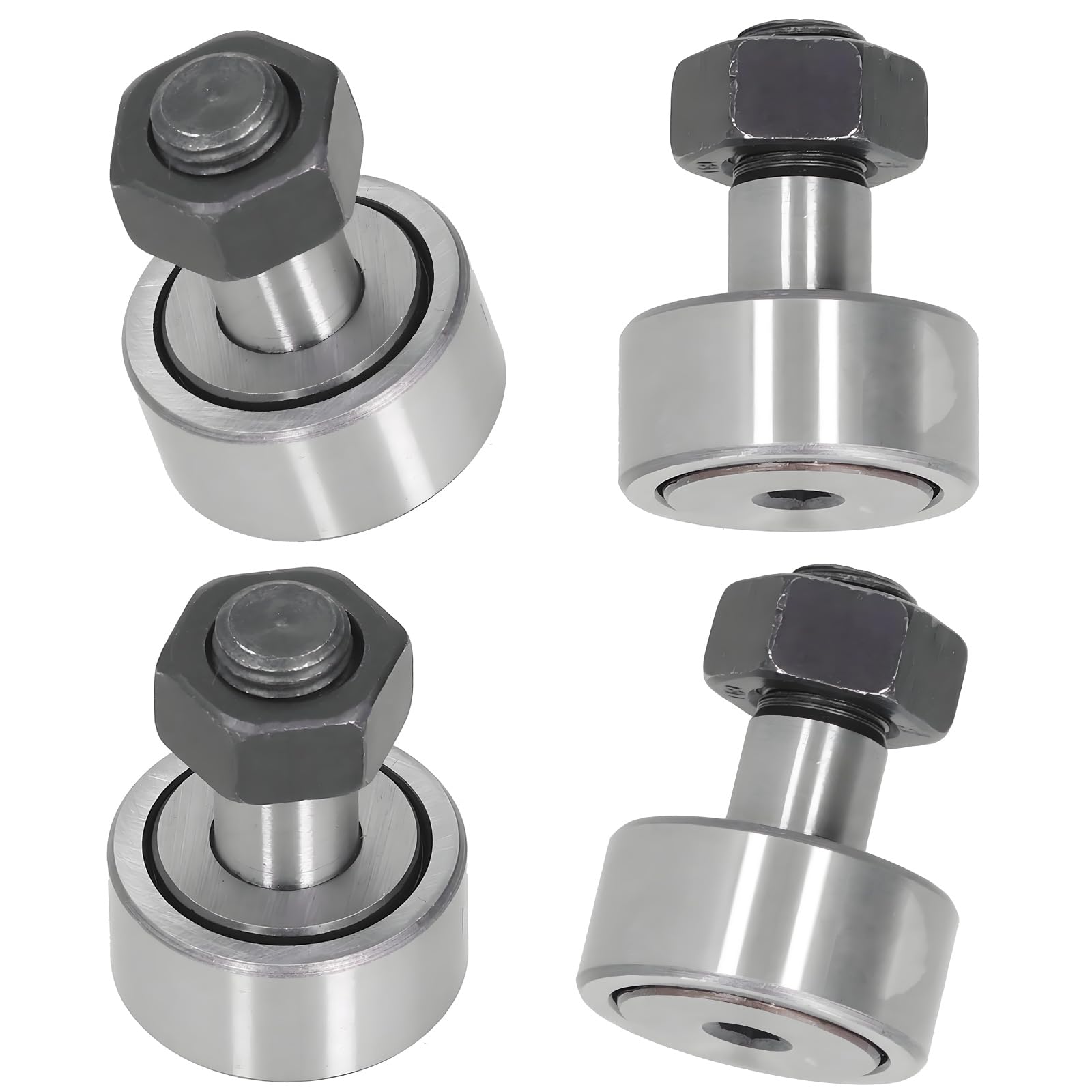 Stainless Steel KR32 / CF12 Roller Needle Bearing Bolt for Textile Winding Machines Low Friction Bearing