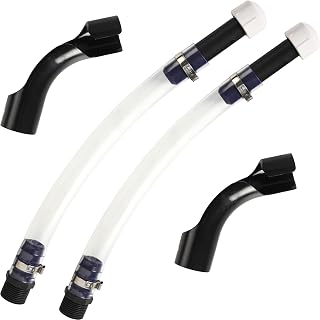 Racing Fuel Jug Hose 3044 Replacement Kit with 2 Fuel Hoses, 2 Elbow Adapters,Compatible with VP Racing Fuel Jug,5.5 and 10 Gallon Fuel Cans,Diesel Fuel Can,Dirt Bike & Motorcycle Accessories