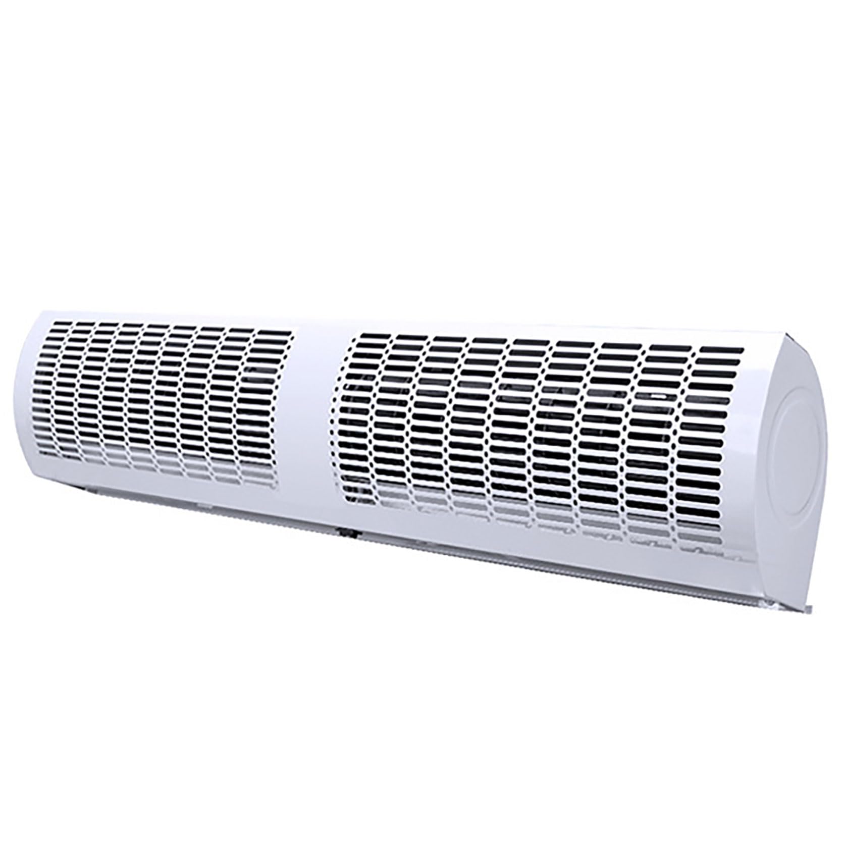 Machine À Rideau d'air Ultra-Mince Et Silencieuse Commerciale, Machine À Rideau d'air Blanc avec Télécommande, Ventilateur Mural, Froid Chaud, Adapté à la Maison, au Bureau et à (Size:100CM)