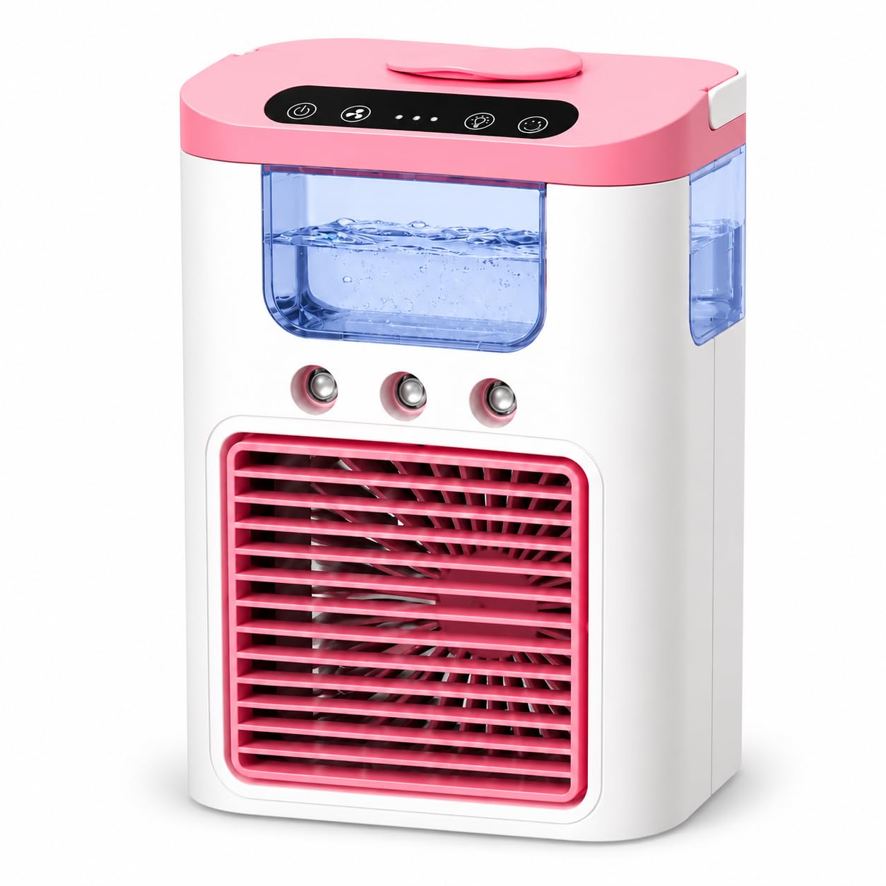 DRUMSTONE (With 3 Years Of Brand Warranty) Portable Air Cooler Rechargeable Personal Cooling Fan for Home Office Travel, Energy Saving Water Mist Cooler with Large Tank & 3 Speed Control-image-21