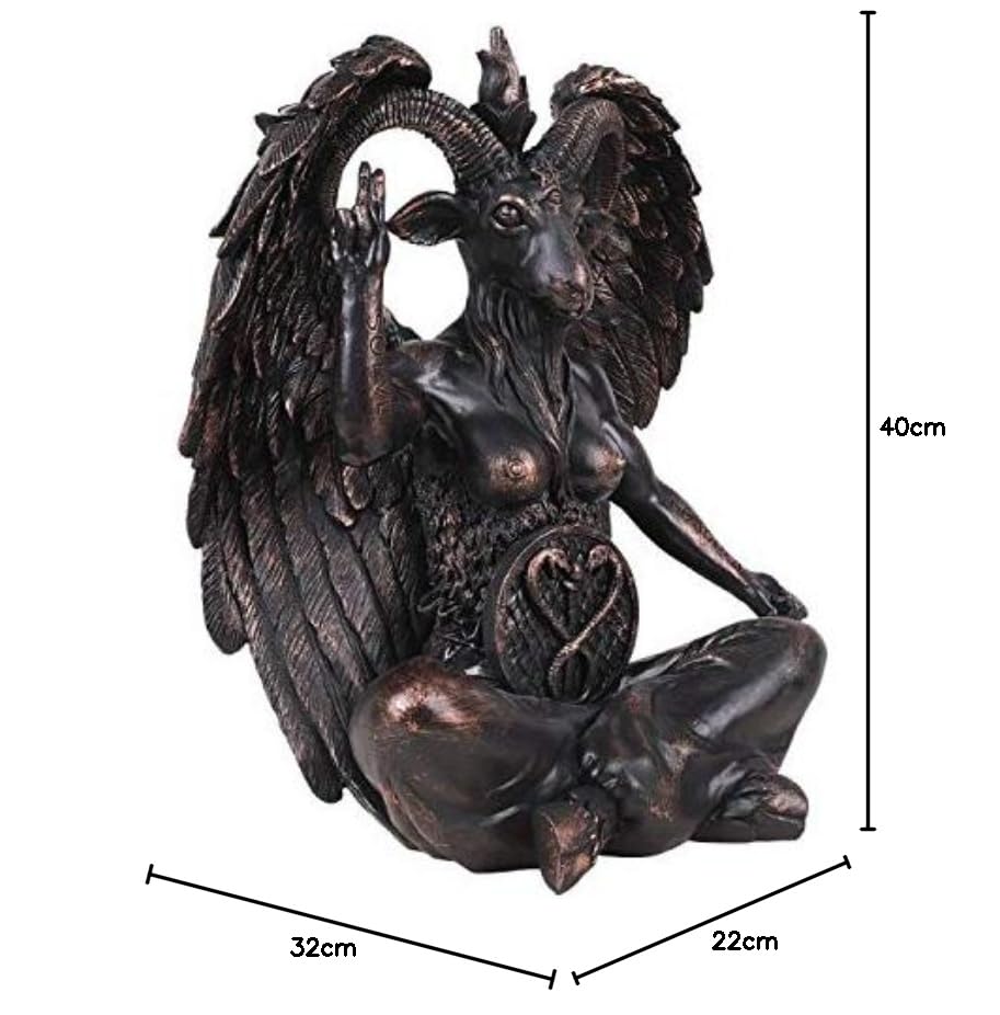 Amazon.co.jp: Pacific Giftware大型着座バフォメットルシファー悪魔魔