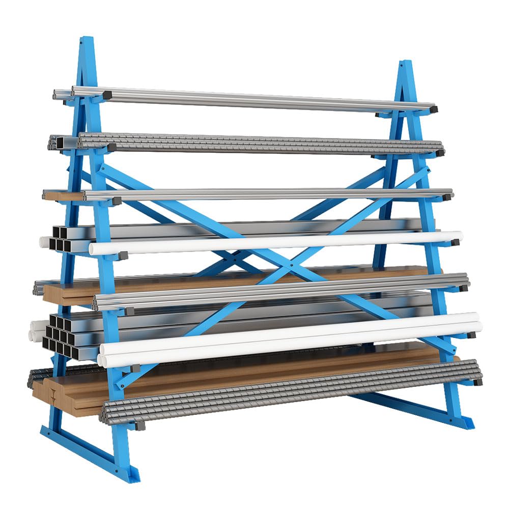 Amazon.com: Yeeoy Steel Horizontal Storage Rack, 7 Tier Detachable