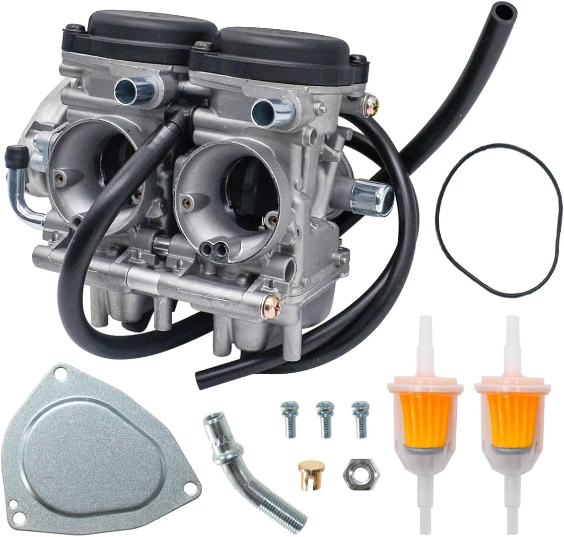 Raptor 660 Carburetor For Yamaha Raptor 660 660R YFM660R 2001 2002 2003 2004 2005 Carb Kit with Air Filter and Fuel Valve Petcock