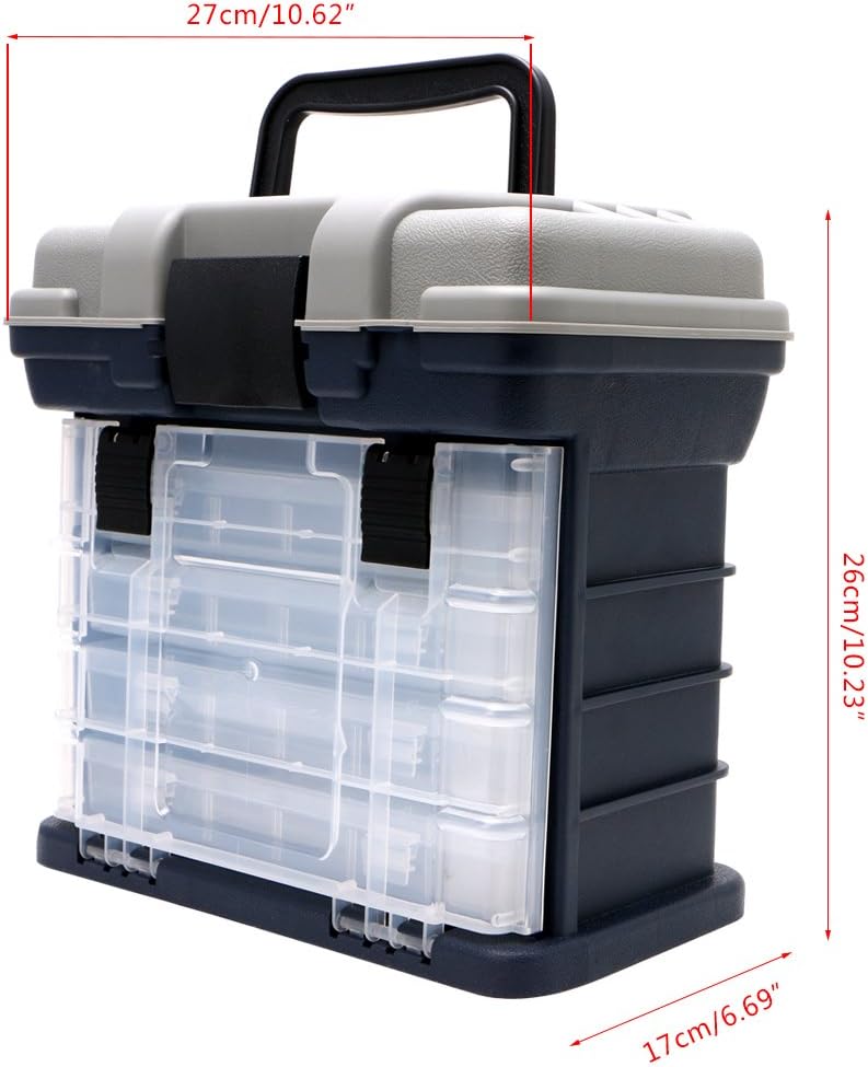 5 Layer Fishing Tackle Box Handle Fishing Box Fishing Tools