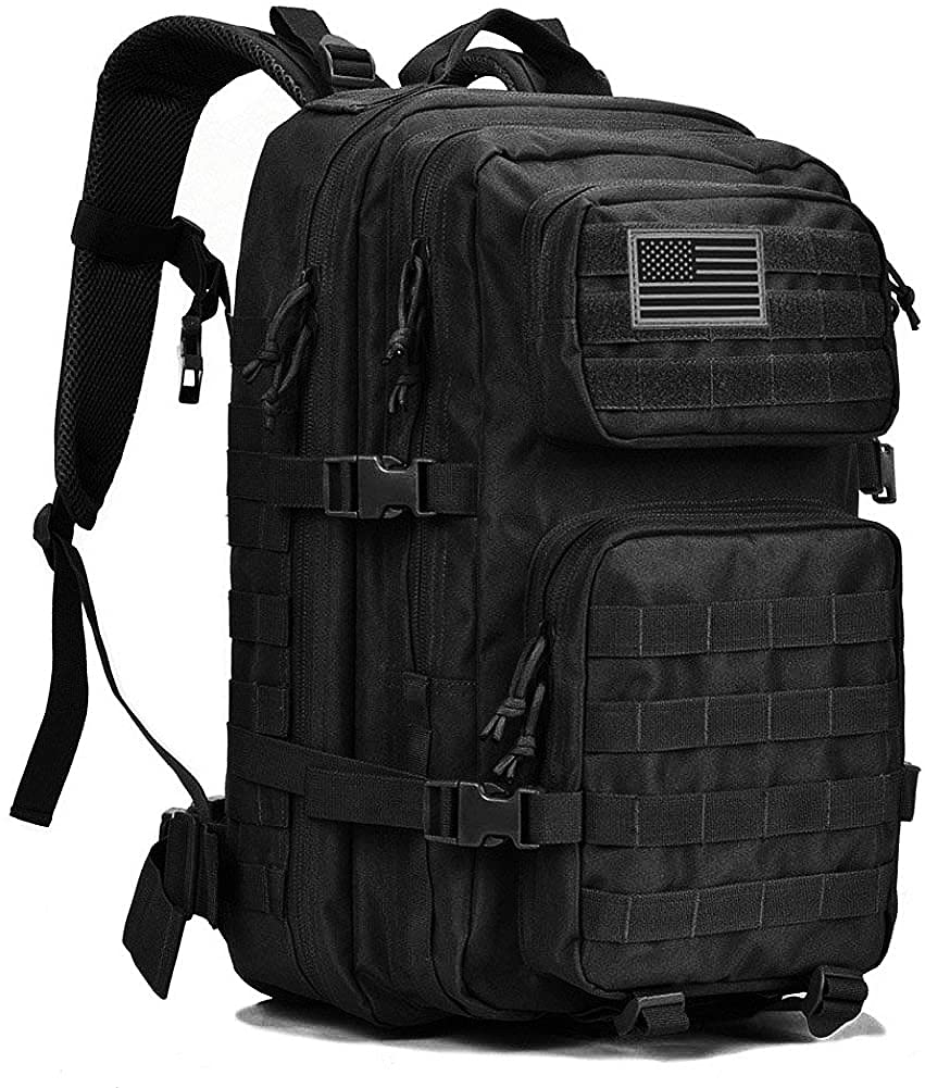 BEEAOOMilitary Tactical Backpacks Molle Army Assault Pack 3 Day Bag Out Bag Hiking Treeking Rucksack