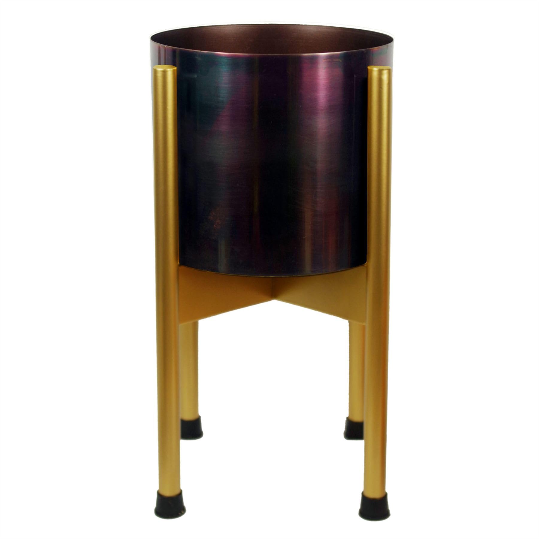 Leaf Metal Planter