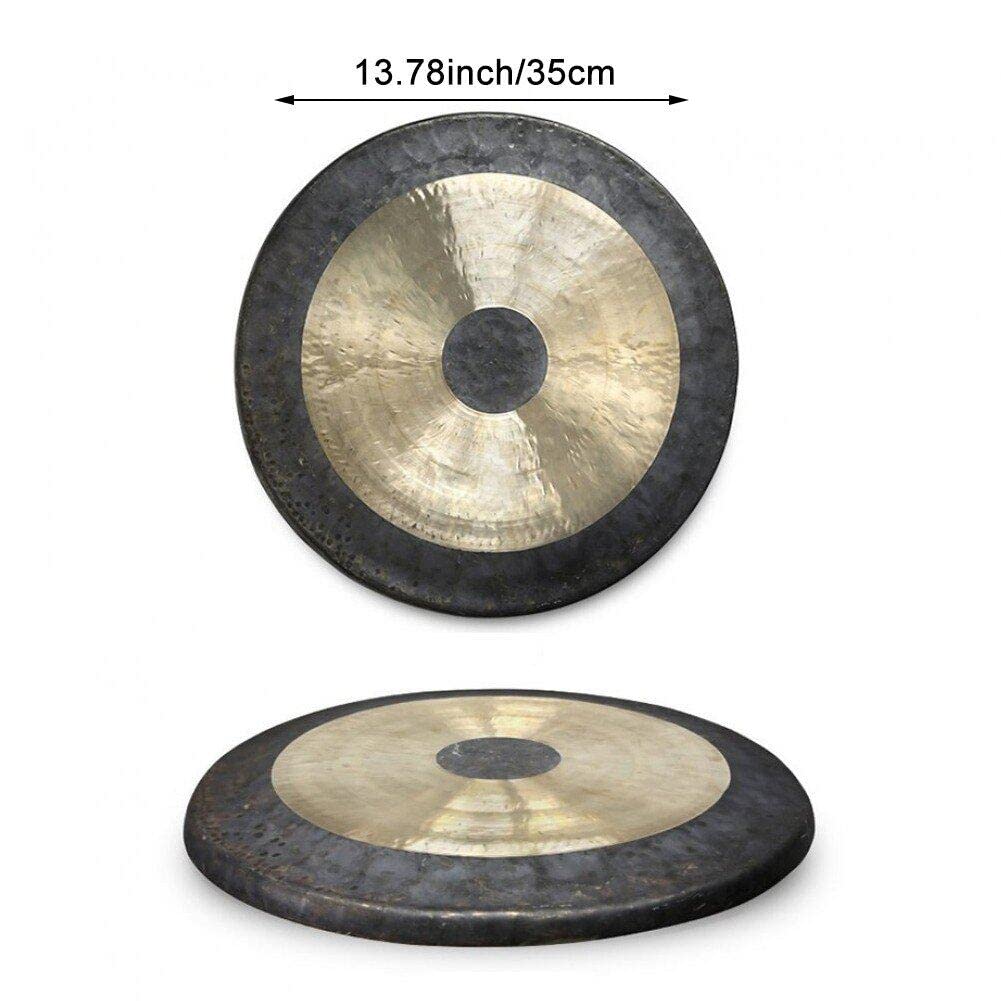 Strumento Di Gong Cinese, Gong Di Strumenti a Percussione Tradizionale Cinese Con Chau Gong Decorativo in Legno Per L'ufficio Di Casa