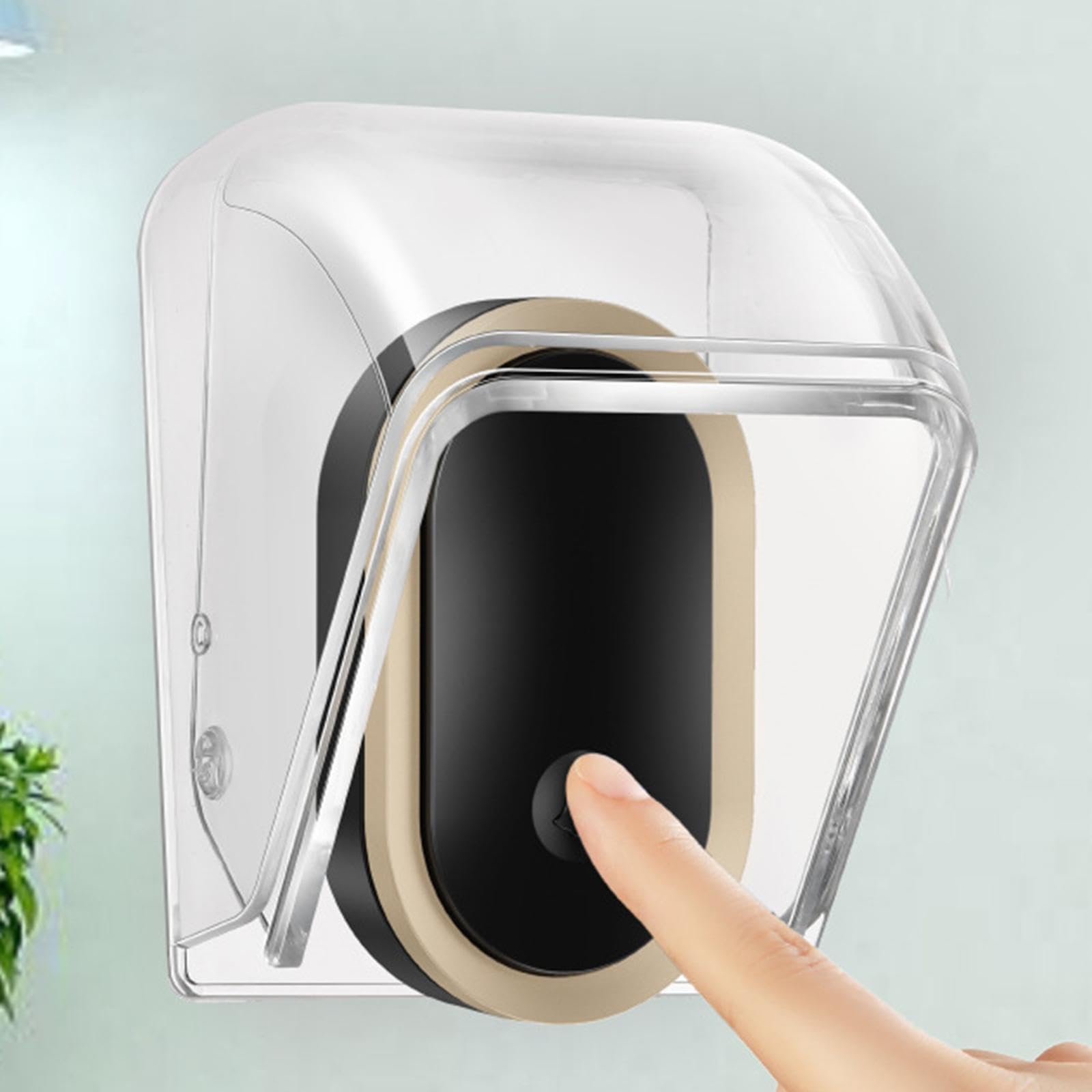 GAH Door Bell Rain Cover, GAH72069983, Waterproof Dustproof Protection Cover for Wireless Door Bell, Multi-Color, PP Material, 9x6.4x6.4 cm, 88g-image-29