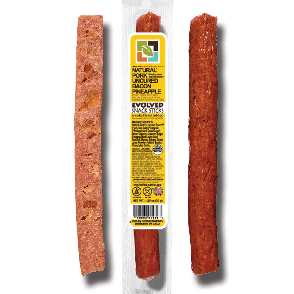Variety Pack of Healthy Artisan Meat Snack Sticks, Grass-fed Beef, and 100% Natural Pork Evolved Snack Sticks - Paleo, Keto, High Protein, Low Sugar, Gluten Free, Soy Free, Non-GMO, 110 Calories 1.25 oz (Variety Sample Pack, 9 Total - 3 of each Flavor)