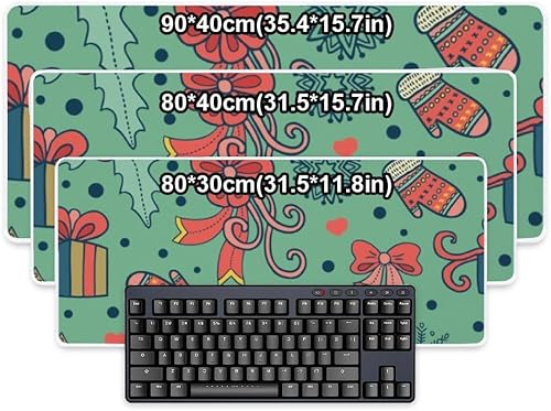 Miniatura 2 de Sophisticated Holiday Decoration Mouse Pad Large Gaming Desk Mat with Non- Slip Rubber Base Smooth Face Desk Mat for Desktop Computer Fun Office