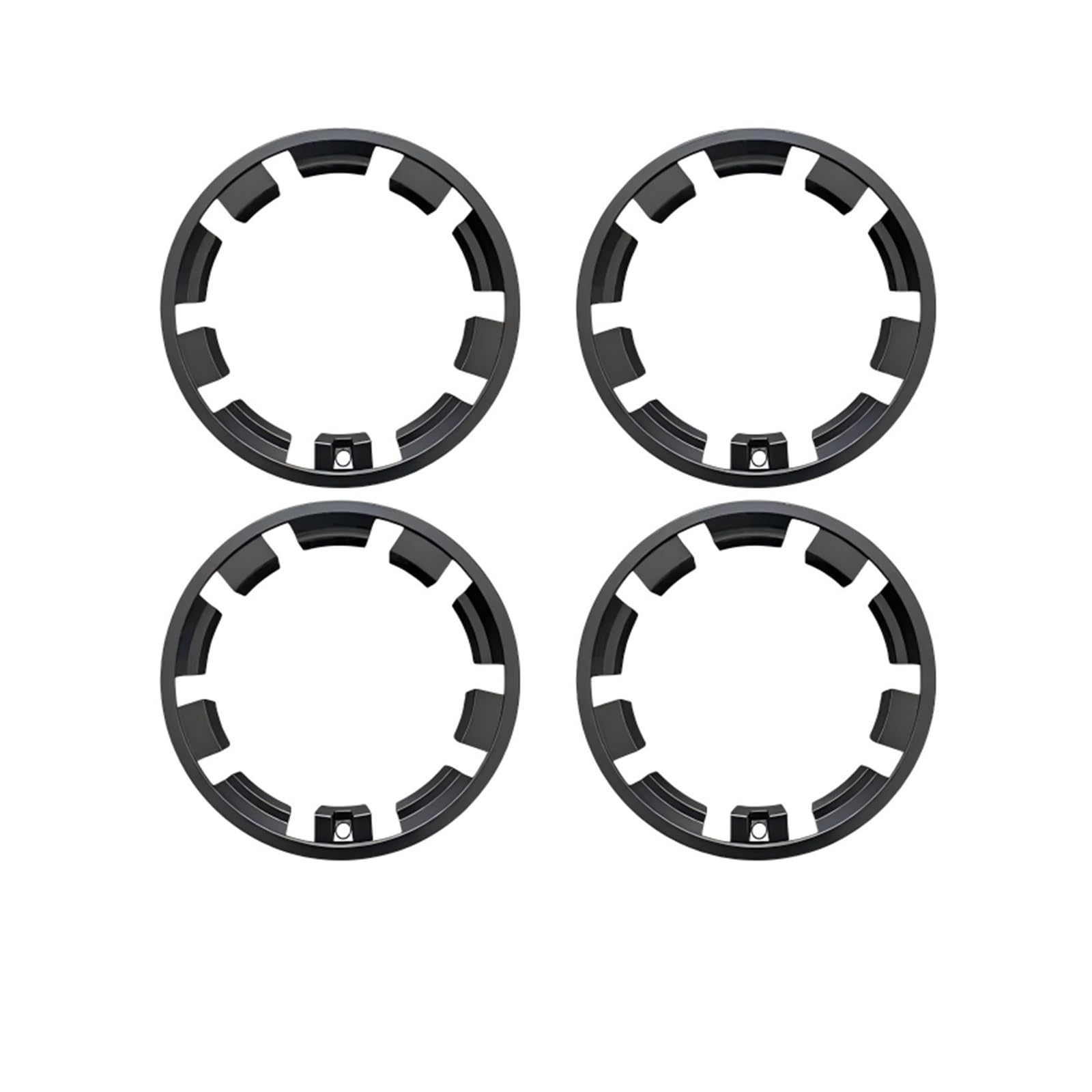 enjoliveur Moyeu Roue Protection pour Anneau 21 Pouces, pour Tesla modèle Y Juniper 2025, Couvercle de Jante ABS 2026 enjoliveurs(Dark Gray-4pcs)