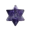 African Bloodstone Merkaba Crystal - 0.75 Inches Metaphysical Merkaba Star for Meditation - Energetic Tetrahedron Crystal and Healing Stones for Spiritual Growth and Healing (15-20mm)