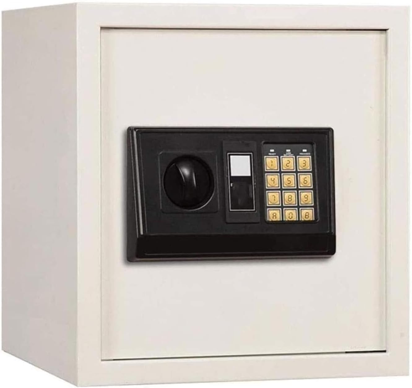 strongbox Fire Water and Lock Boxes, Hotel Wall Safes Protect Money, Passports Digital Cabinet Safe Box Solid Steel Storing Valuables for Home Office