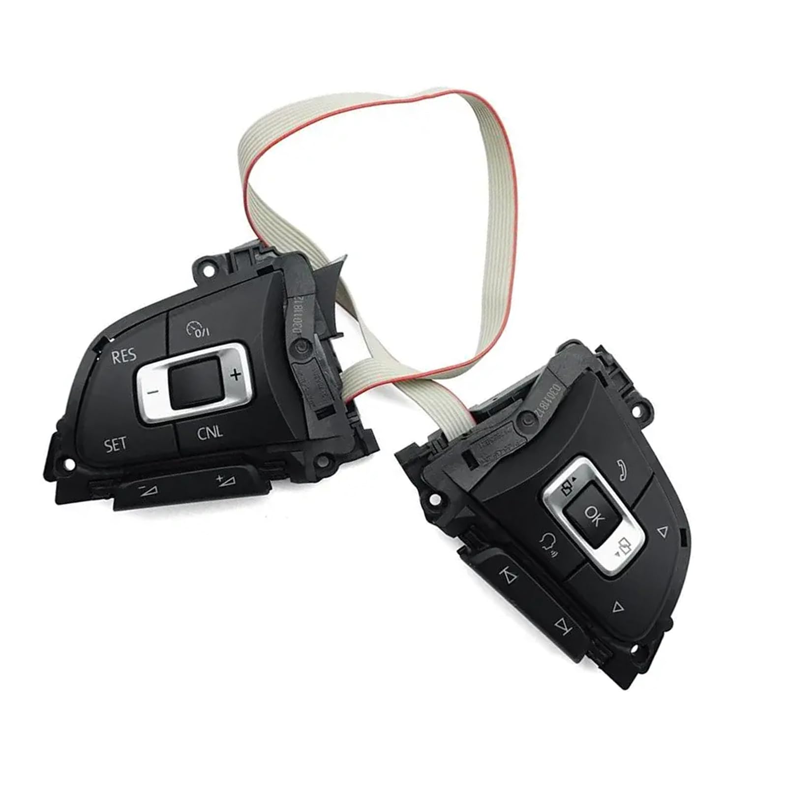 Ljmyy Vehicle Steering Wheel Button Control Switches Assembly With Volumes Track And Call Functions 7E0959442
