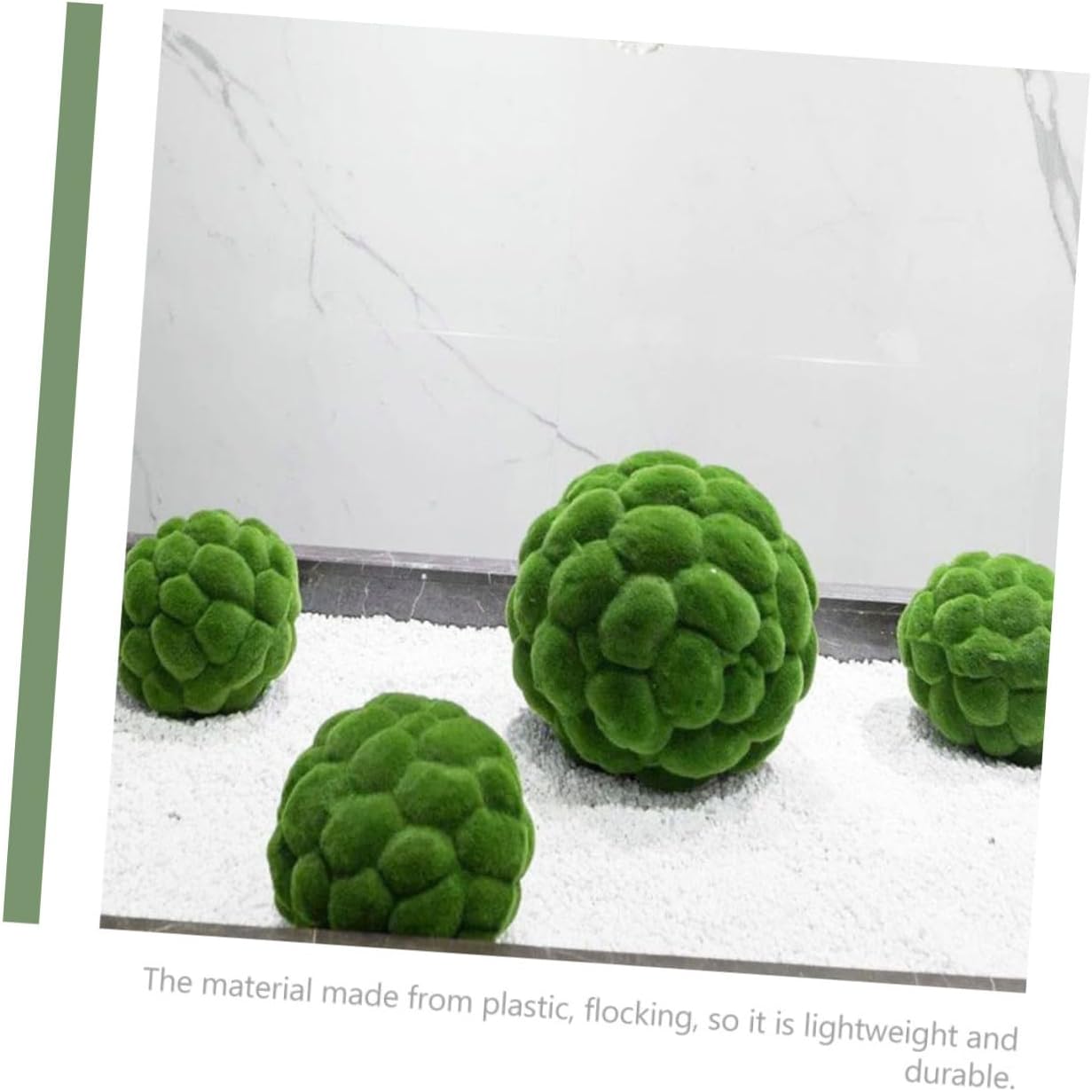Garneck 2pcs Simulated for Decor Decorative Moss for Weddings Floral Arrangements and Crafts for and Event Centerpieces