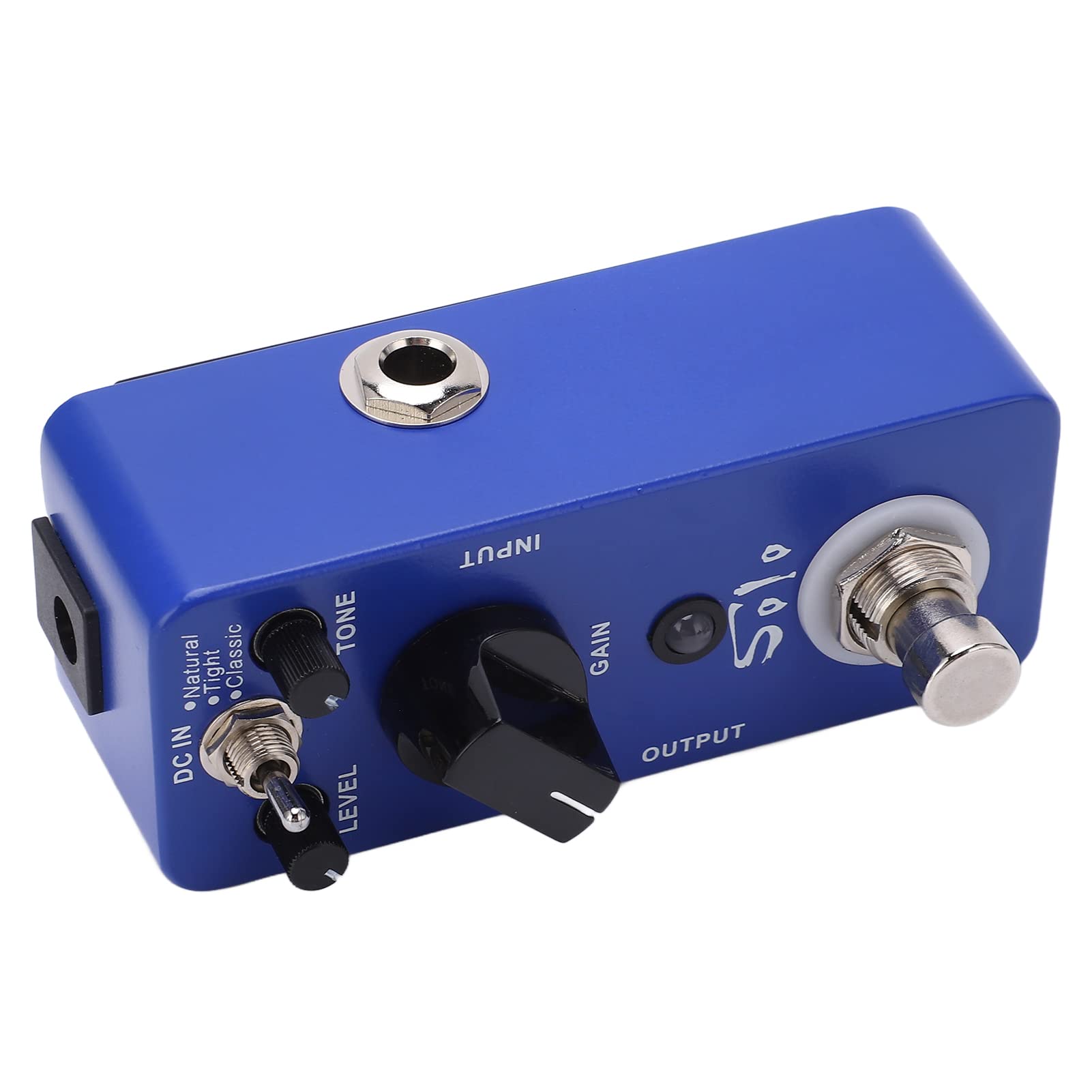 Distortion Pedal Metal Mini Effects High Gain Electric Guitar Effector 3 tryby MDS5 Compact All Metal Shell Niebieskofioletowy dla solistów gitarzystów
