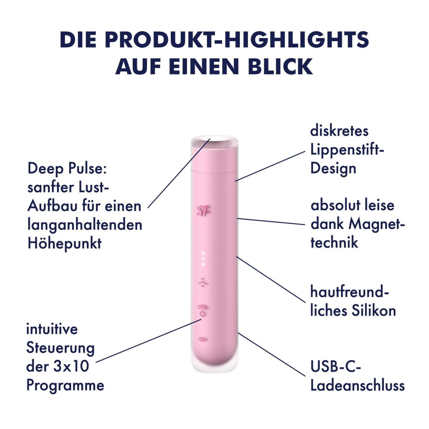 Satisfyer First Kiss, giocattolo sessuale per adulti, per donne, stimolazione clitoridea, vibratore per il benessere e il piacere sessuale femminile