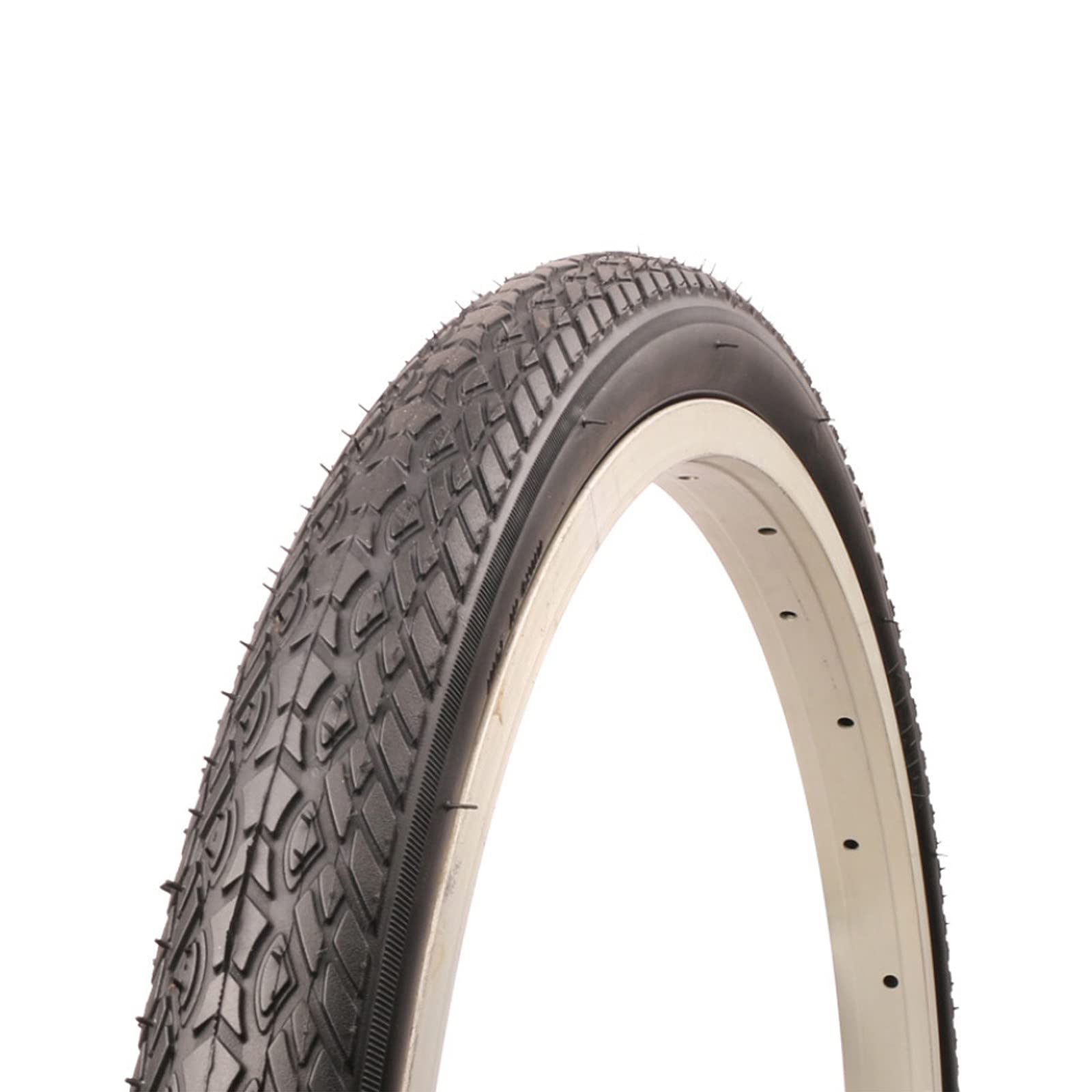 Pneu de vélo 22 x 1.50 VTT noir antidérapant pour vélos de route