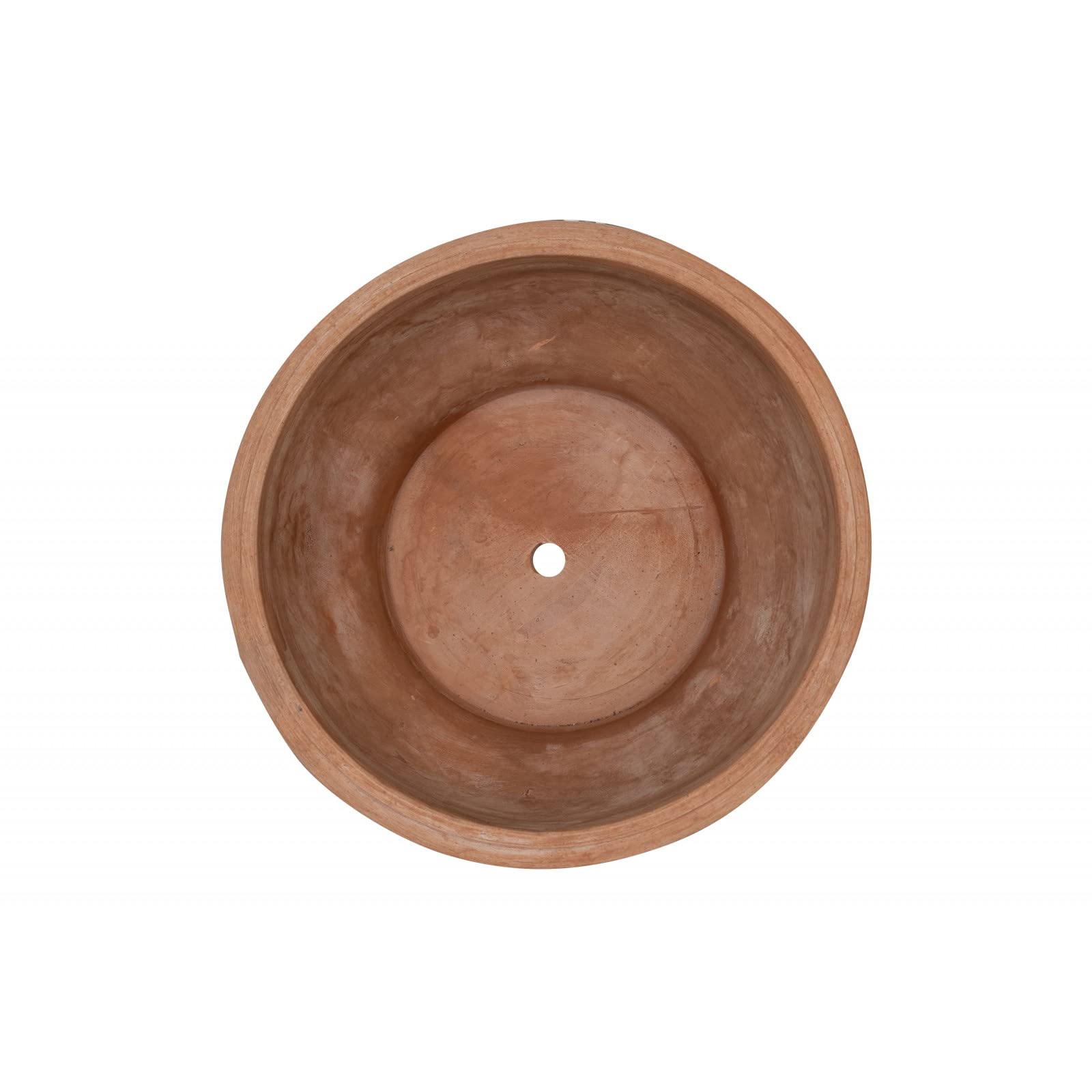 Italiaans Vakmanschap Uniek Stuk Biscottini Toscaanse Terracotta Pot Groot - 102x70 Cm, Vorstbestendige Buitenpot, Gemaakt In Italië, Voor Binnen En Buiten Italiaanse Terracotta Bloempot