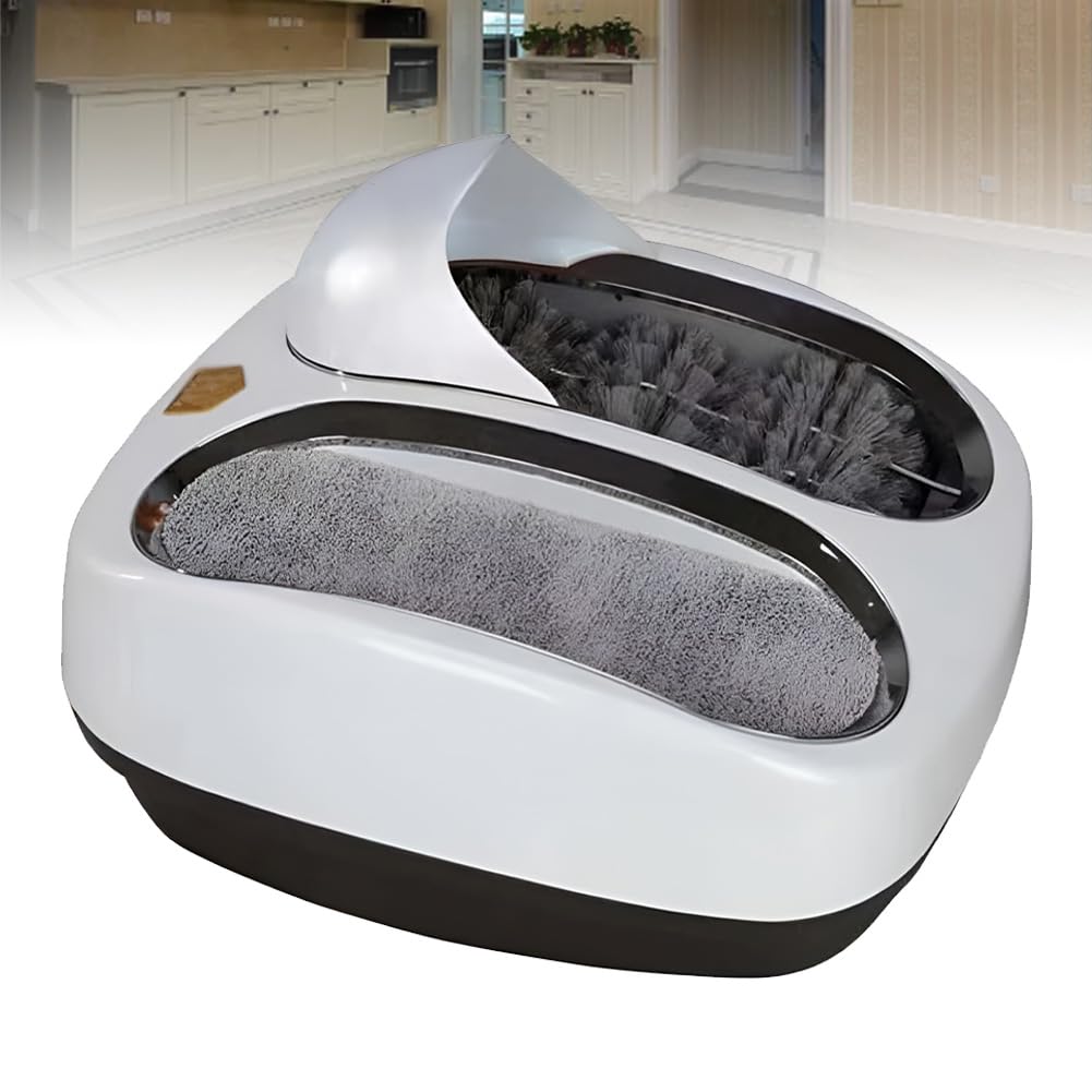 Automatische Induktion Schuhreiniger Sohle Bürstenmaschine mit Sensor für Zuhause Staubfreie Werkstatt Hotel Flughafen