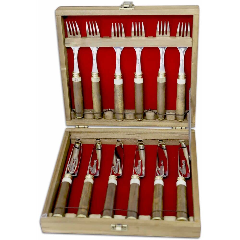 Brazilian FlameTreasure Royal Ark 12-piece Cutlery Set