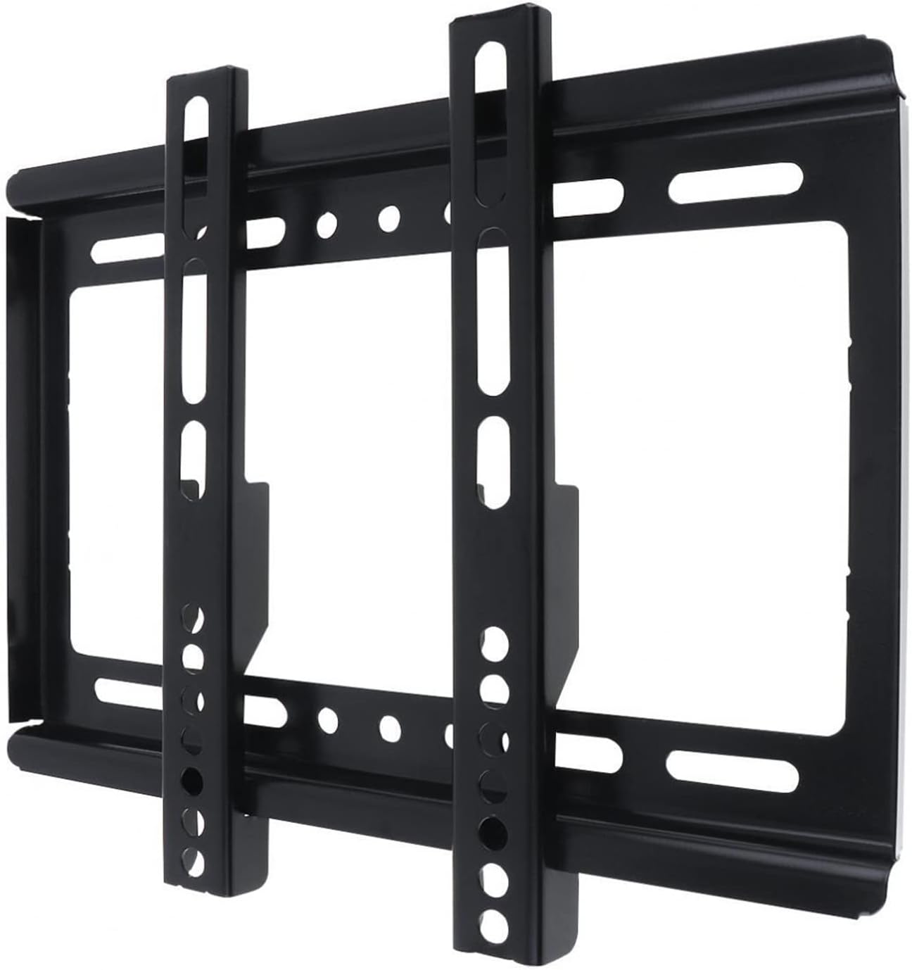 Thin 18KG Black TV Wall Mount Bracket Flat Panel TV Frame with Gradienter for 14-42 Inch LCD LED Monitor Flat Pan