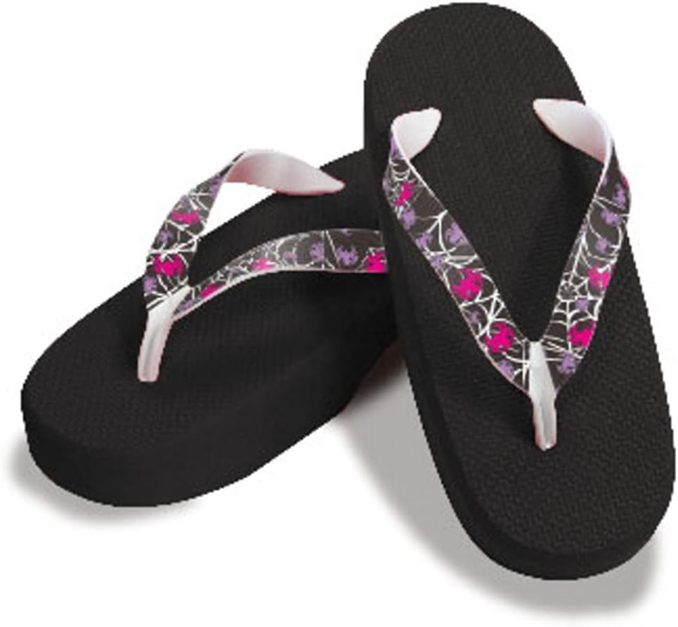 [One Step] [Hajime] Geta Clogs Soft and Water Resistant Sponge 8.3 inches (21 cm) Black/Spider Spider (Spider/21), spider, 21.0 cm