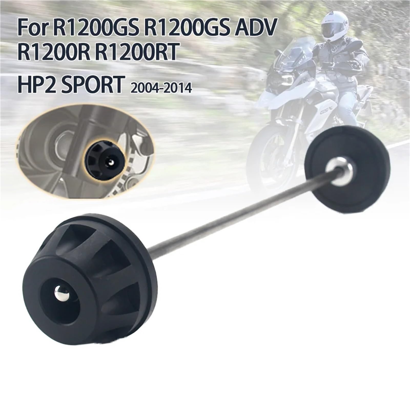 Motociclette protezioni motore Protezione per ruota forcella anteriore adatta per BMW R1200GS LC ADV R1200R R1200RT HP2 SPORT Crash Slider Cover Piastra Paramotore Moto