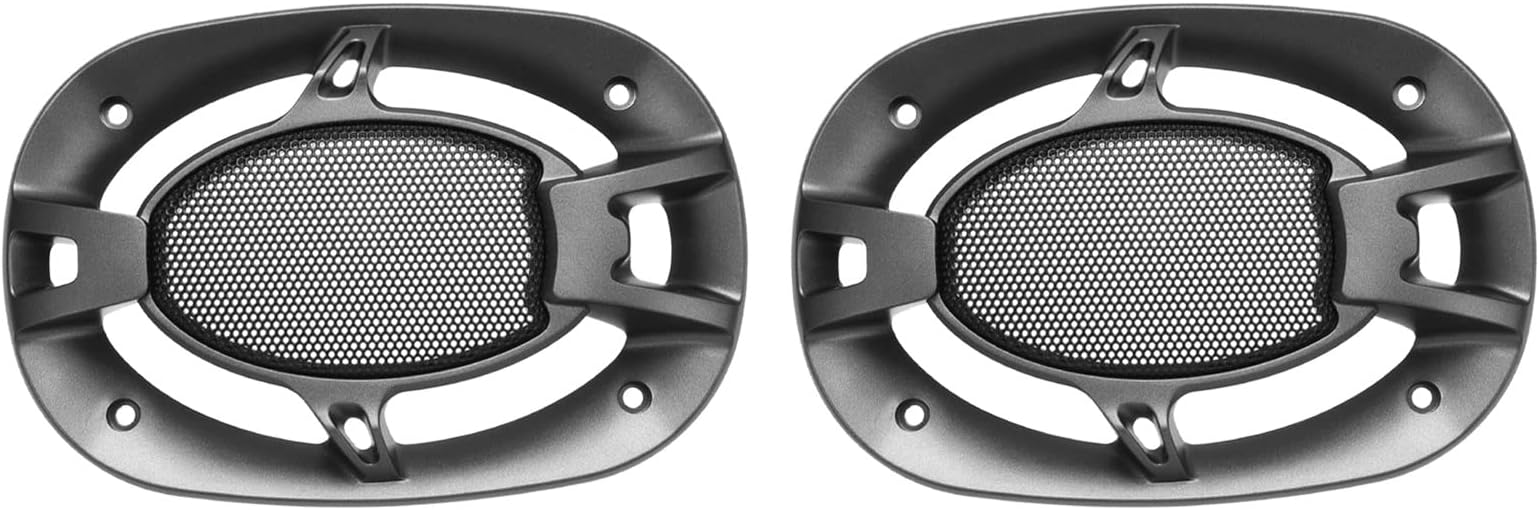 Speaker Grill Cover Mesh Subwoofer Grill Guard Protector, [for Home Audio DIY] - 4x6 Inch/Black / 2 Pcs