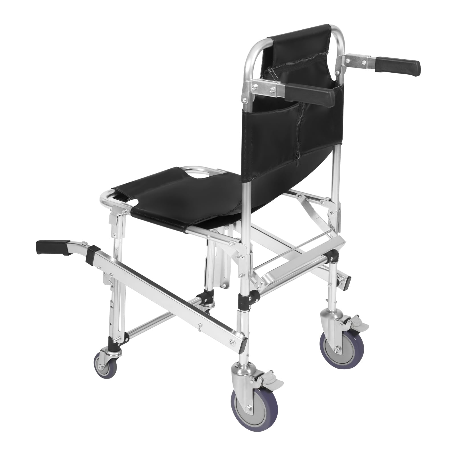 Silla de ruedas plegable para subir escaleras,Silla plegable de escaleras de emergencia,Silla de escalera de transporte plegable,Capacidad de carga máxima: 160 kg, para hogares de ancianos, bomberos