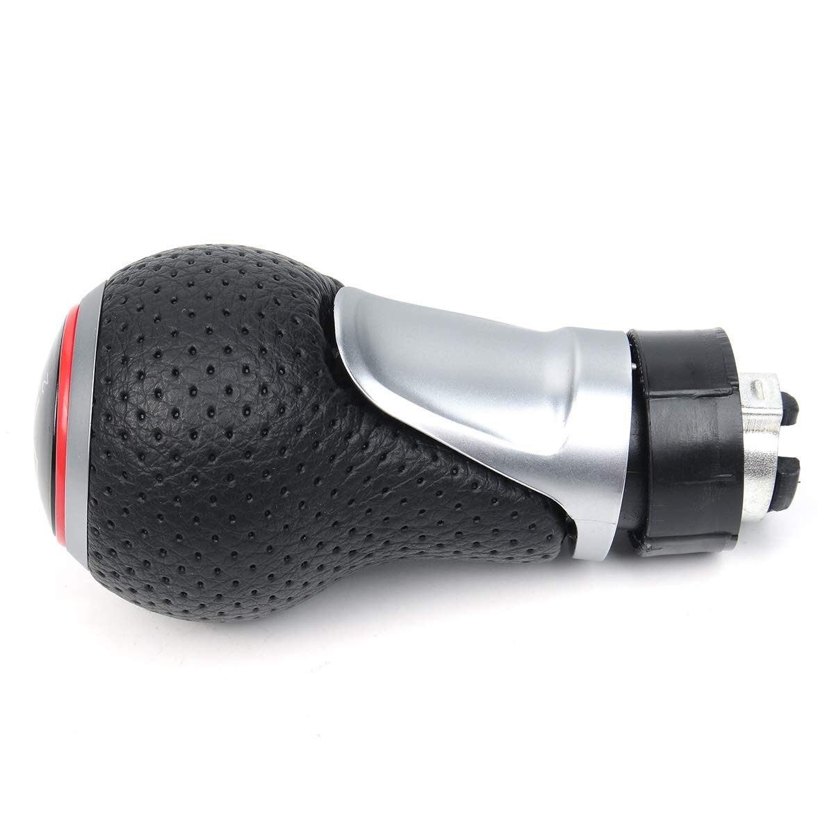 Pomello Cambio Audi A4 B6 B7 (8E) Manuale 6 Marce – Nero Pelle Con Cuffia – M1-Parts - Foto 4