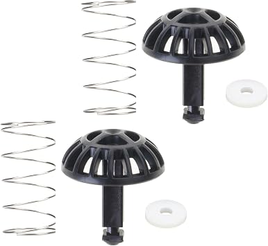 2 Pack Coffee Brew Basket Spring Loaded Stopper Kits Machine Accessory Part Suitable for Various Models