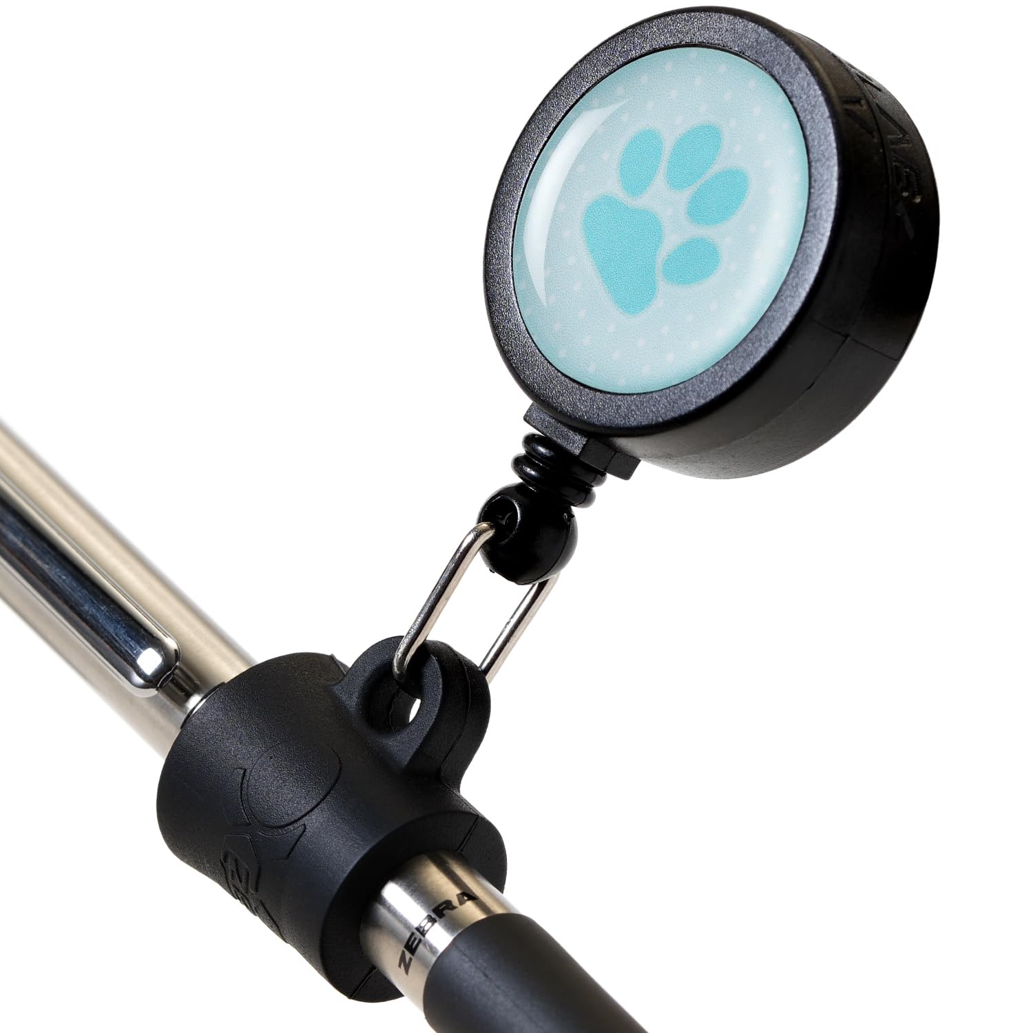 Better Labz EZ PEN Retractable Pen Reel for Nurses, Teachers, Waitresses, Carpenters, Construction Workers, Contractors & Pros (Non-Stop Paw)