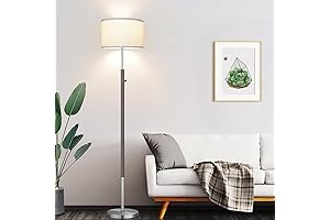 61" Floor Lamp - Soft, Dimmable Light Perfect for Living Rooms