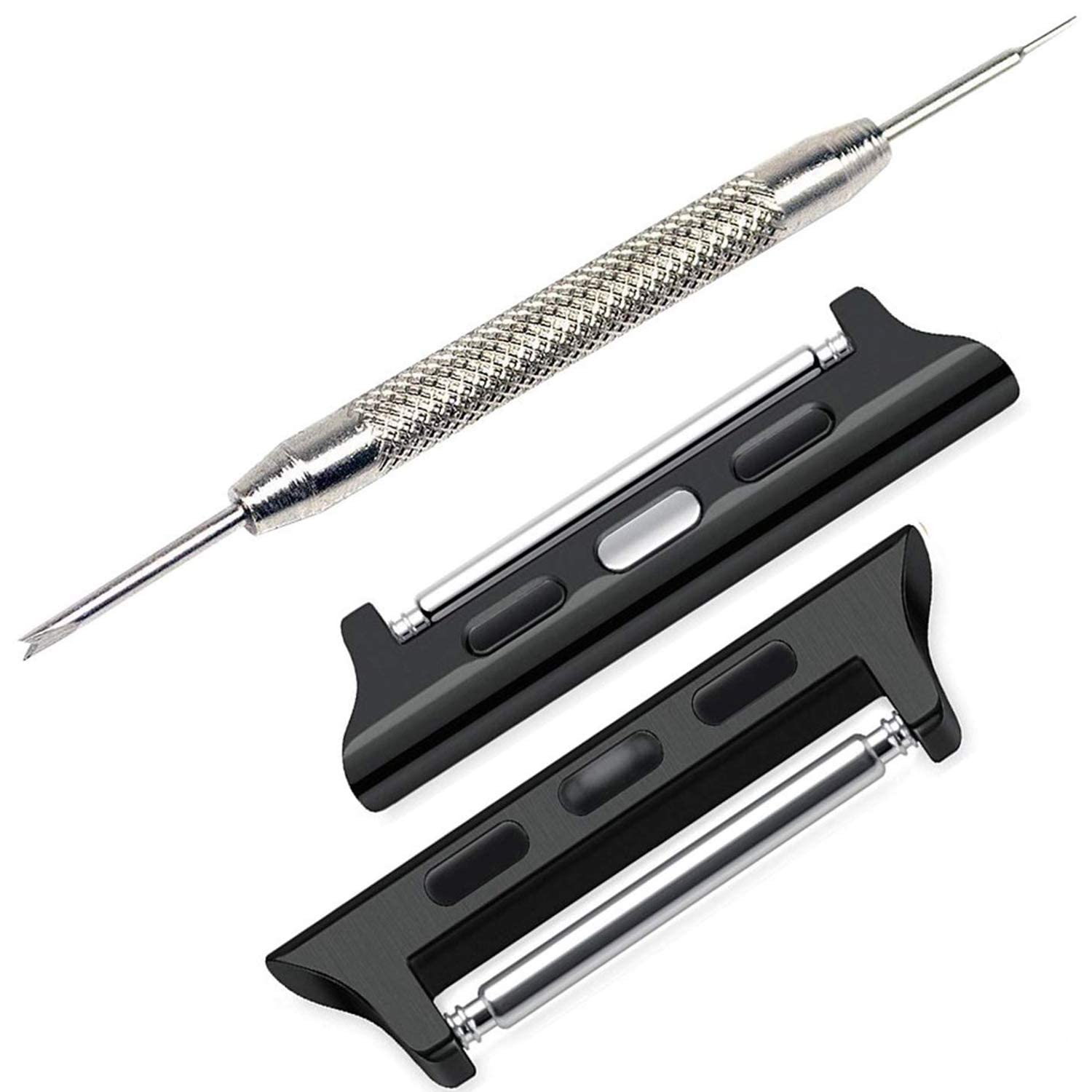 Stech Metal Watch Band Adapter/Clasp/Connector for Apple Watch Models. No Screws or Screwdriver Needed 44mm 42mm Compitable 22mm Lug Size Black (B09QZNNMBK) Amazon Price History, Amazon Price Tracker