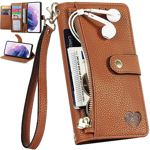 BaiFu RFID Bloqueo Funda para ZTE Blade A76, Bolsillo con Cremallera y Ranura para Tarjetas, Cremallera Bolsillo Cover para ZTE Blade A76 06