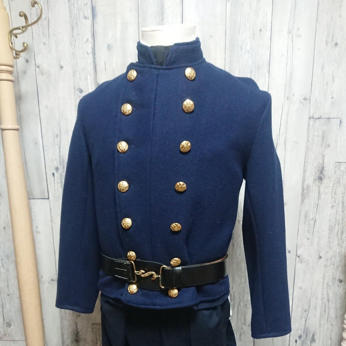 Amazon.co.jp: アメリカ 南北戦争 北軍 ダブルブレスト シェル 