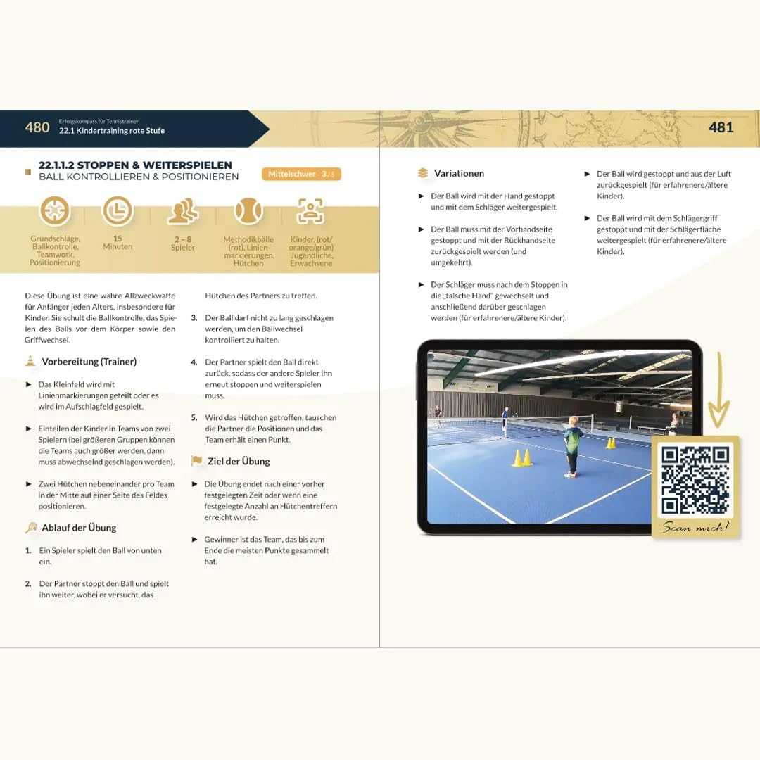 Erfolgskompass für Tennistrainer - Zielsicheres Vereinstraining in Theorie & Praxis - Tennisbuch von Martin Kares