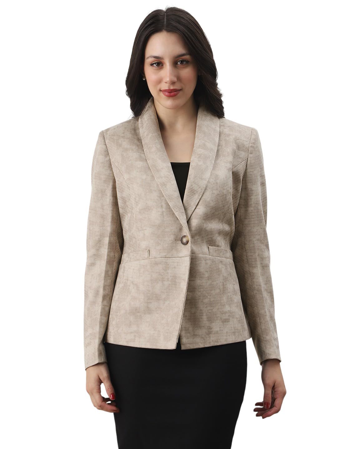 globus Women Coat (8909389002846_Beige_L)-picture-45