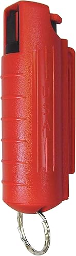 12 oz. Spray de pimienta con estuche duro y llavero