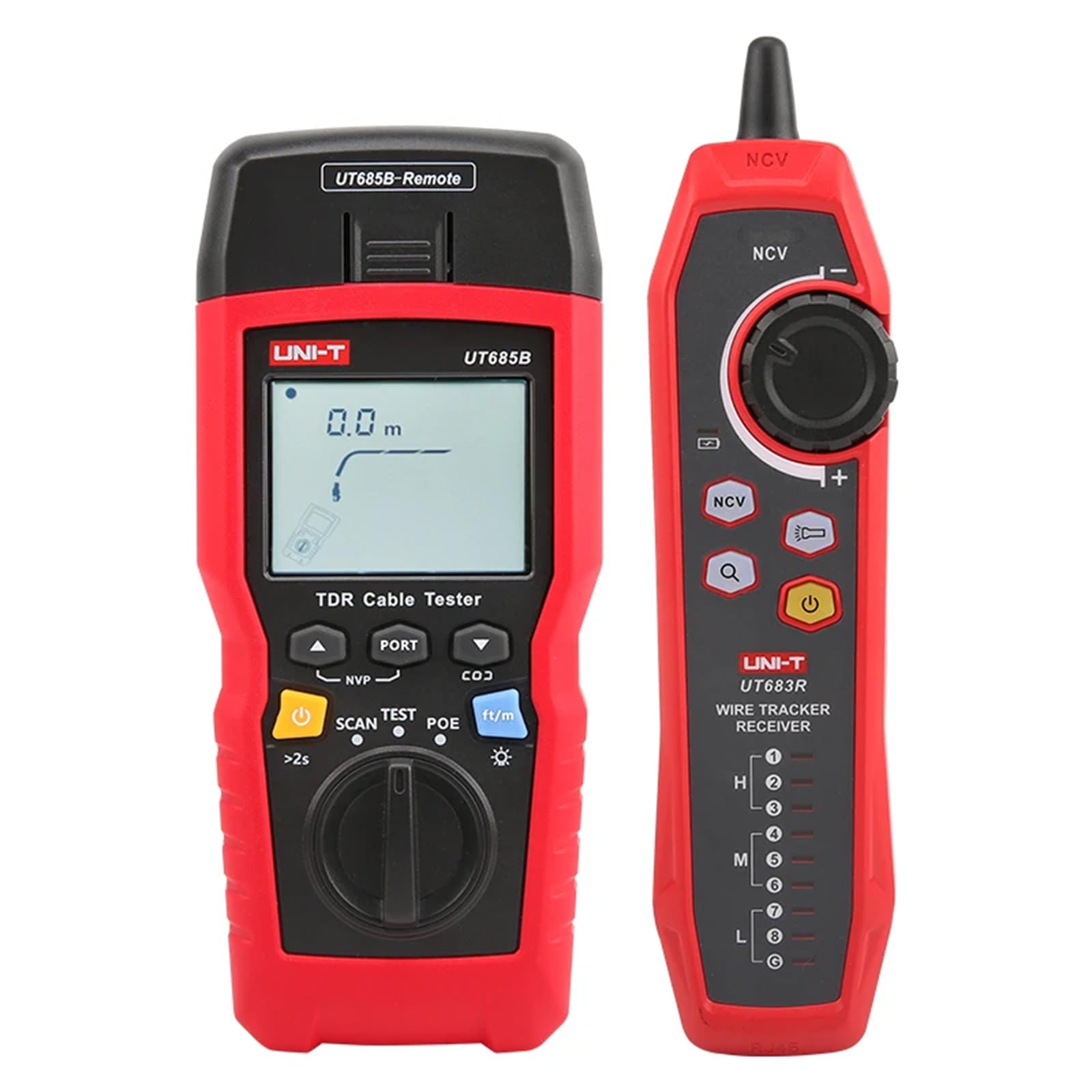 UNI-T TDR UT685B Netzwerkkabel-Tester, Finder, LAN-Tester, RJ45, RJ11, Line Finder