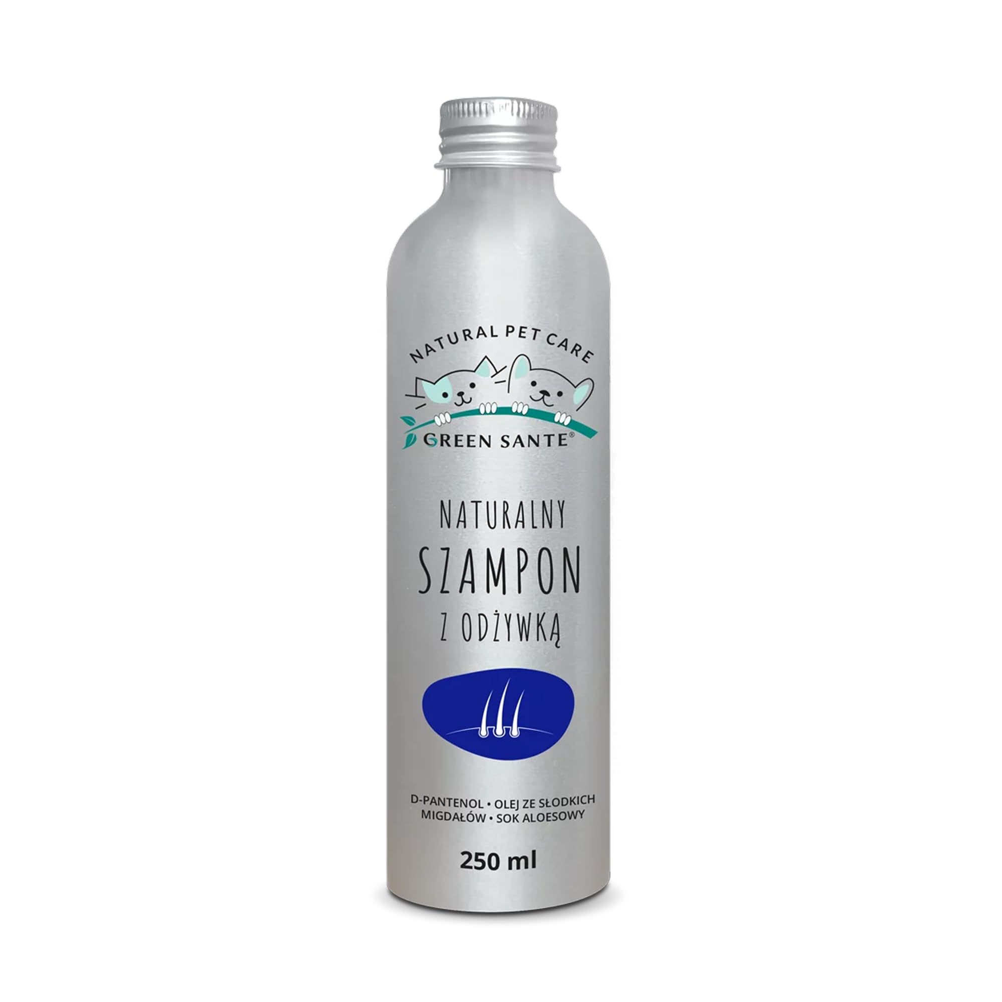 2in1 Hundeshampoo & Conditioner – Natürlich & pH-neutral – Für glänzendes Fell, leichte Kämmbarkeit & sanfte Pflege – Mit Aloe Vera, Mandelöl & Provitamin B5 – 250 ml